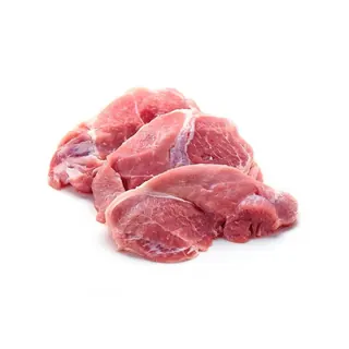 เนื้อหมูสดส่วนเนื้อแดงของหมูสมบูรณ์