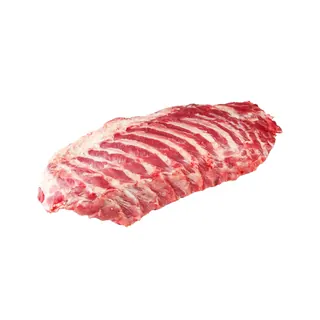 ซี่โครงหมูสดแบบแผ่นของหมูสมบูรณ์
